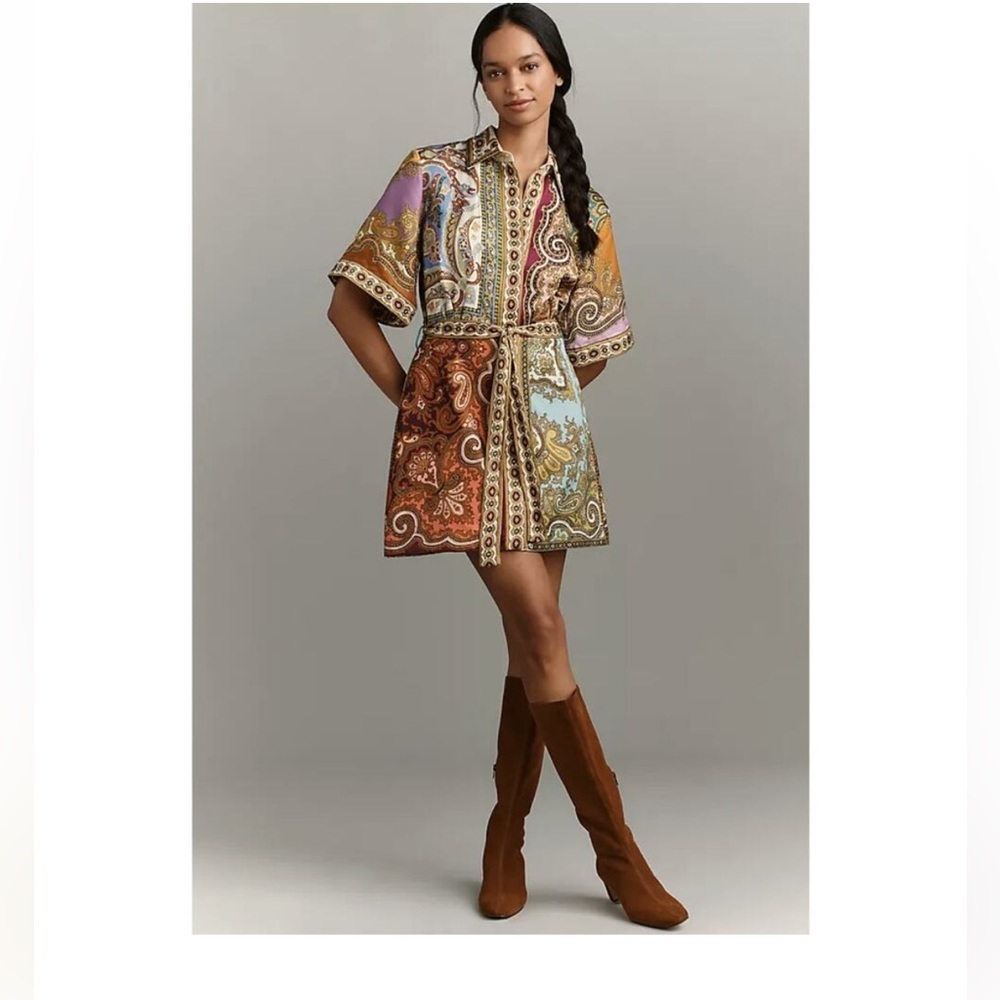 Alemais Clemenza Spliced Mini Dress – Size 2 & 4